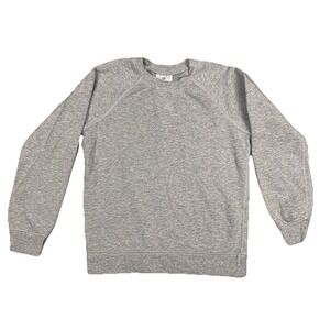 Hanna Andersson Heather‎ Gray French Terry Sweatshirt Boys Girls Size 130 US 8